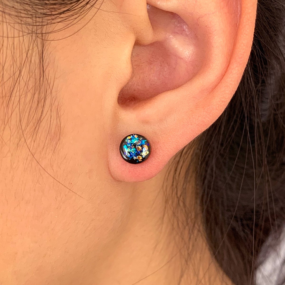 Opal sales post earrings